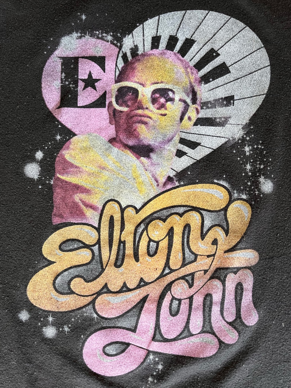 Elton John Graphic Band Tee